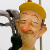 Golfový vozík červený